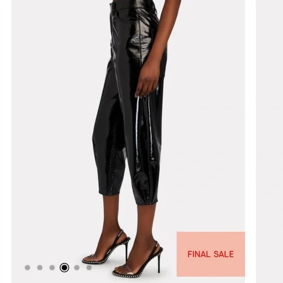 Tibi faux leather sculpted pants 29 - Picture 4 of 11